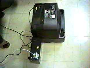 テレビも接続